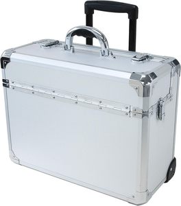 Valise de pilote en aluminium avec roulettes, 4 pièces - Product Image 4