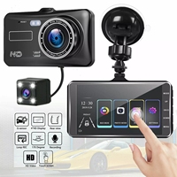 BQCC Caméra Embarquée Double Objectif Full HD 1080P Vision Nocturne Boîte Noire WDR ADAS Écran LCD TFT Garantie 1 An pour Conducteurs Mini Boîte Noire