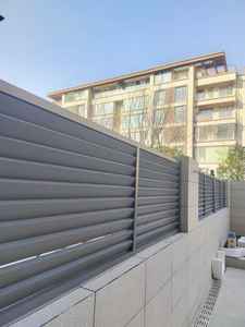 Écran d'Intimité en Aluminium, Clôture de Sécurité Noire à Lattes, Brise-<span class=keywords><strong>Vue</strong></span> en Aluminium pour Jardins et Façades - Product Image 6