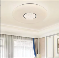 Plafonnier LED Boyid en aluminium et acrylique moderne, CRI 80, 4000K, pour salon, 36W