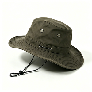 Chapeau Bob Safari Unisexe à Large Bord en Toile Imprimée, Imperméable, Protection Anti-UV, pour Activités de Plein Air, Décontracté, Sport, Pêche, avec Sangle de Menton Réglable - Product Image 2