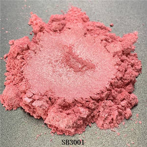 Polvere di Mica <span class=keywords><strong>Rosa</strong></span> Titanio Super Brillante, Pigmento Perlato per Resina, Sapone e Nail Art - Product Image 1