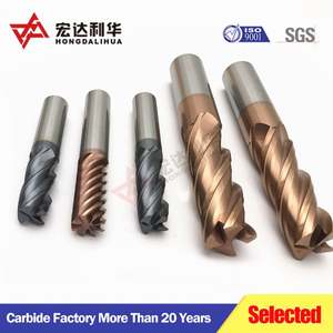 Fraise carrée en carbure monobloc de 8 mm à 4 dents, revêtement TiSiN, HRC55, fraise à bout plat - Product Image 6