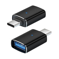 OTG Flash Drive USB 3.0 kondisi baru, USB-C tipe-c, konverter lampu, adaptor Keyboard, Mouse, cocok dengan konektor OTP untuk ponsel