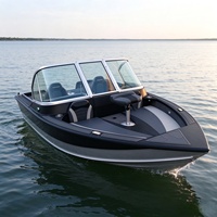 Perahu Cepat Mewah Berbahan Aluminium untuk Memancing Ikan Bass, Produk Baru Laris Manis