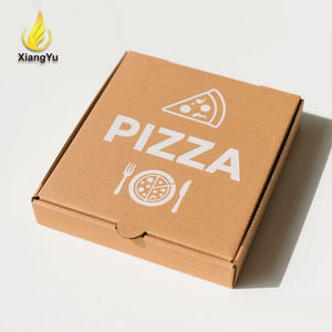 <span class=keywords><strong>Caja</strong></span> para Pizza de Cartón Corrugado Tipo B con Logotipo Personalizado para Comida Rápida, Cajas para Pizza al por Mayor con Empaque Ecológico - Product Image 1