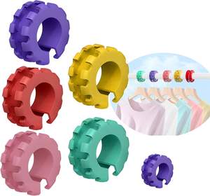 YDS cintre <span class=keywords><strong>anneau</strong></span> fixe crochet coupe-vent cintre entretoise Anti-Off cintre crochet de fixation pour vêtements - Product Image 6