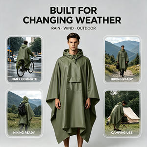 Tenda Multifunzionale Tre-in-Uno per Esterni, Riutilizzabile, Leggera, in Poliestere, per Escursionismo, Alpinismo, Campeggio, Compatta - Product Image 3