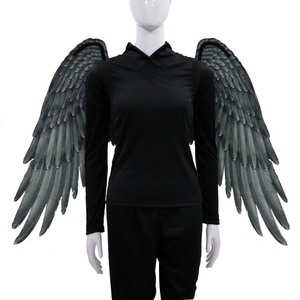 Adulte arc-en-ciel ailes Halloween fête <span class=keywords><strong>diable</strong></span> Cosplay noir et blanc ailes d'ange - Product Image 3