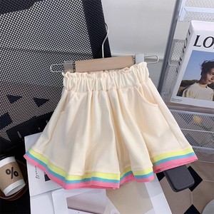 Set Estivo per Ragazze, Abbigliamento Estivo con Top a Maniche Corte con Colletto a Polo e Pantaloncini, Completo Sportivo per Bambini in Due Pezzi - Product Image 6