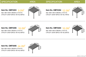 Gazebo <span class=keywords><strong>de</strong></span> <span class=keywords><strong>jardin</strong></span> en aluminium sur mesure haut <span class=keywords><strong>de</strong></span> gamme, résistant à la rouille et à la corrosion, pavillon <span class=keywords><strong>de</strong></span> <span class=keywords><strong>jardin</strong></span> extérieur, fabrication OEM disponible - Product Image 3