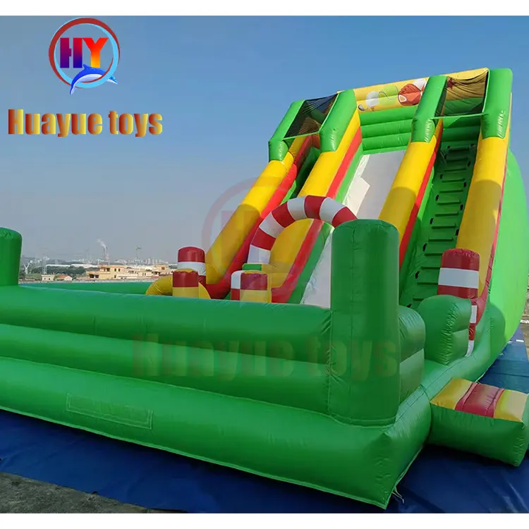 야외 놀이터 장애물 장비 어린이와 성인을위한 풍선 대형 상업용 슬라이드 성