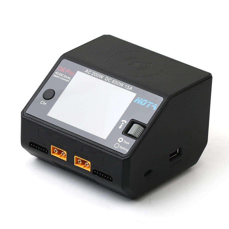 D6 Pro-แหล่งจ่ายไฟในตัว-สีดำ