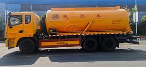 LHD RHD Custom Dongfeng Jincheng 6x4 Sewage Vacuum Truck 22 CBM Sludge Transport Vehicle,Powerful Fast Suction Global Export - Product Image 3
