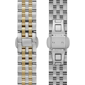 OEM ODM custom stainless steel watch nh35 Automatic Two Tone MOP Mother of Pearl Dial Elegant Men's wristwatch manufacturer - Product Image 3