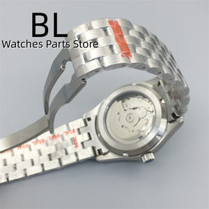 BLIGER 36mm/39mm çelik <span class=keywords><strong>Pilot</strong></span> NH35 Movet dalış izle erkekler için yeşil/mavi siyah kadran ile süper yeşil aydınlık mikro kubbeli safir - Product Image 6