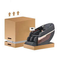 Fauteuil de massage corporel complet 3D SL-Track de luxe moderne, stock Chine, zéro gravité, programmes automatiques, contrôle par application, détection de santé, chauffage