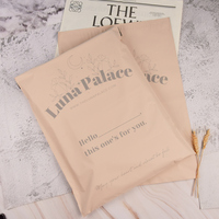 Enveloppe d'expédition en polyéthylène rose autocollante OEM ODM, pochette postale réutilisable et recyclée