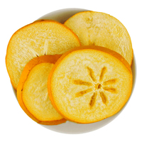 Snacks de fruits de kaki pur lyophilisés sucrés OEM croustillants en vrac sous vide