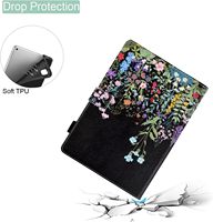 Étui pour tablette en cuir PU personnalisé avec protection pour iPad Air 3 10,5/12,9 pouces 2017/2019, housse folio rotative à 360° et support pour stylet