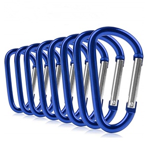 Mosquetón <span class=keywords><strong>de</strong></span> aluminio en forma <span class=keywords><strong>de</strong></span> D, regalo promocional, 6cm, mosquetón <span class=keywords><strong>de</strong></span> <span class=keywords><strong>escalada</strong></span> para llave - Product Image 5