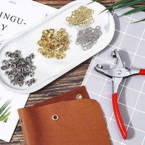 <span class=keywords><strong>Pince</strong></span> à œillets métalliques de 3/16 pouces (4,5 mm) avec 100 œillets métalliques dorés de 7,2 mm, ensemble de <span class=keywords><strong>pince</strong></span> à œillets et perforateur <span class=keywords><strong>pour</strong></span> tissu et cuir - Product Image 6