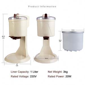 Machine à glace entièrement automatique Yunqingtech, mini-machine à glace pour fruits, machine à glace molle de table, petite machine à glace - Product Image 2