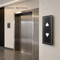 Lanterne de hall d'ascenseur moderne en acier inoxydable pour villa et appartement