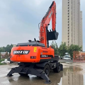 Équipement de terrassement d'occasion DOOSAN DX210w-9, vente à prix réduit, excavatrice sur roues DOOSAN DX210w-9 - Product Image 1