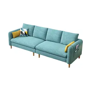 Gmart Competitive Price l Live Room Grey 1 Seat Hardware Sofa Accessories Functional Bamboo Sofa