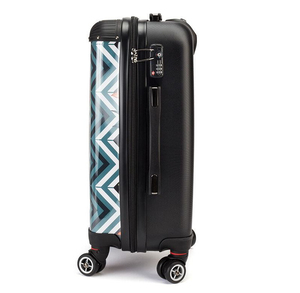 Cristal personalizado <span class=keywords><strong>iniciales</strong></span> diseño alta calidad moda ligero trolley maleta 20 "24" 28 "Viaje ABS PC equipaje de viaje - Product Image 3