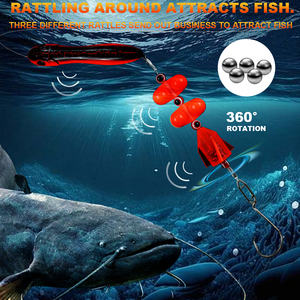 Nouvelle Montée de pêche <span class=keywords><strong>au</strong></span> poisson-chat avec hameçons circulaires 6/0 7/0 8/0 et double billes sonores, matériel de pêche <span class=keywords><strong>au</strong></span> poisson-chat, <span class=keywords><strong>leurre</strong></span> de pêche - Product Image 4