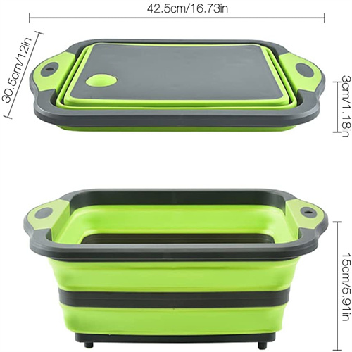 Многофункциональная Складная Большая Органическая разделочная доска 3 в 1 RAYBIN для кухни, оптом