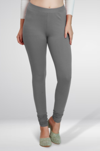 Leggings stretch gris foncé pour femmes, taille haute, coupe slim, longueur cheville, confortables, décontractés, à porter au quotidien, leggings tendance - Product Image 5