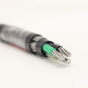 Cable Concéntrico de Aluminio UL854 <span class=keywords><strong>3x2</strong></span>+2AWG 3x1/<span class=keywords><strong>0</strong></span>+<span class=keywords><strong>1</strong></span>/0AWG con Aislamiento XLPE y Cubierta de PE para Cableado de Construcción - Product Image 1