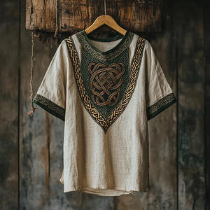 <span class=keywords><strong>Camiseta</strong></span> cómoda e informal con elementos culturales de estilo retro para <span class=keywords><strong>hombre</strong></span> - Product Image 3