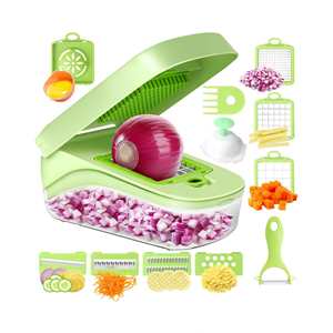 In Stock 14 in 1 <b>Vegetable</b> <b>Chopper</b> <b>Vegetable</b> Slicer Cutter Multifunctional Food <b>Vegetable</b> <b>Chopper</b> for Salad Potato Carrot - Product Image 1