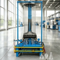Machine de soufflage de verre rotative semi-automatique PLC haute précision pour boules de Noël, coques de bougies décoratives et billes de verre creuses