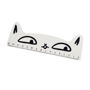 Règle en bois chat mignon, papeterie d'apprentissage, outil de mesure de précision des deux faces, 180x15cm - Product Image 6