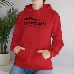 Felpa con cappuccio Unisex caffè e pantaloni di tuta accogliente felpa con cappuccio per gli amanti - Product Image 5
