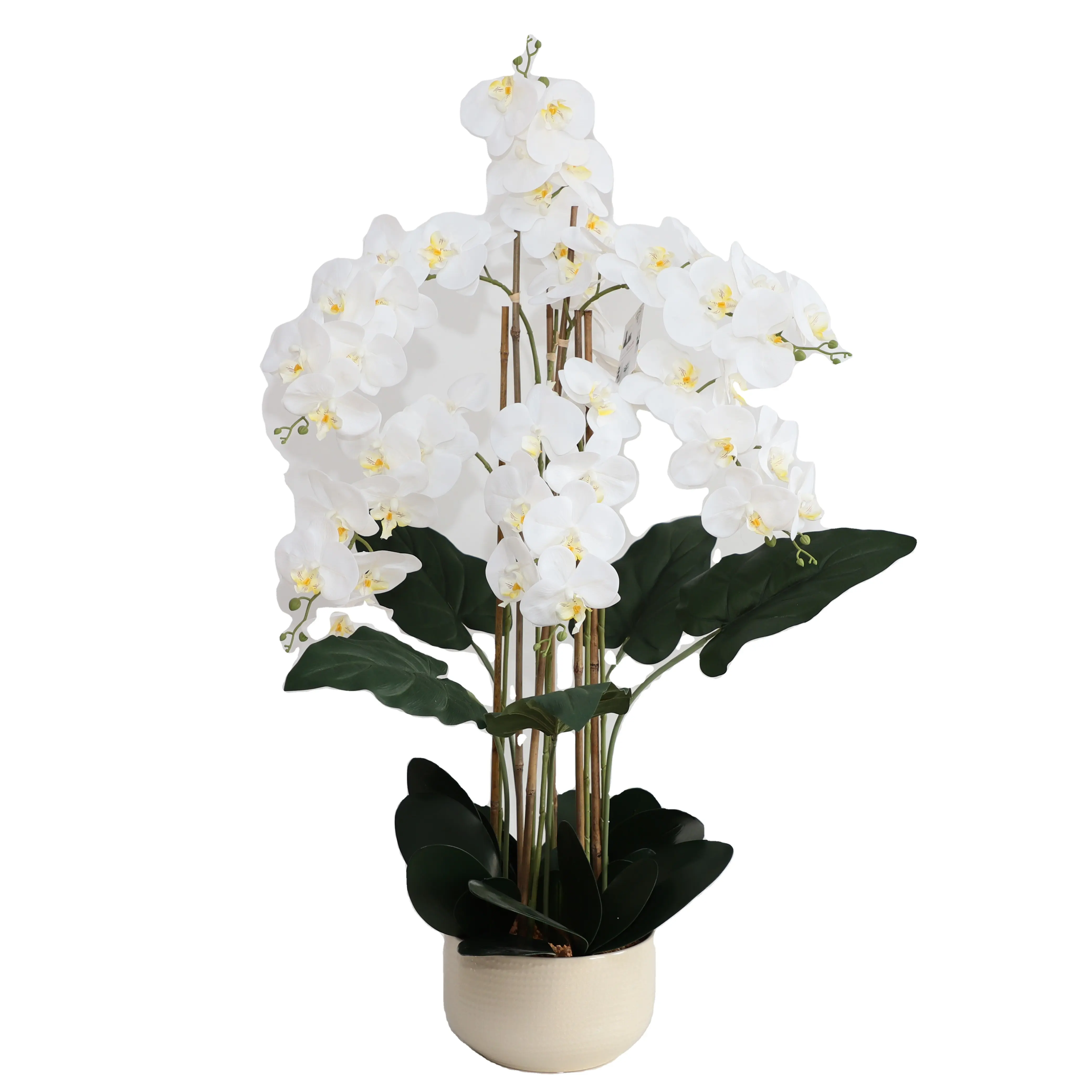 Prezzo di fabbrica artificiale orchidea bonsai pianta per decorazione fabbrica fornitura artificiale orchidea Bonsai piante