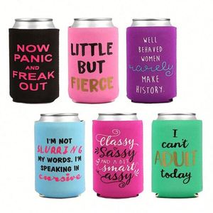 Manchon isotherme en néoprène pour canette de bière 12 oz, personnalisable avec logo, en cuir, pour bouteille, vente chaude - Product Image 1