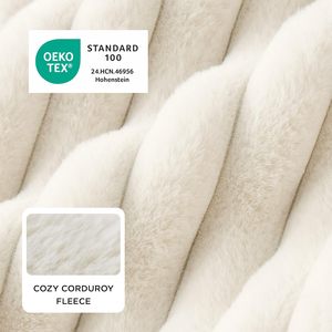Cama Ecológica y Adorable para Perros Pequeños/Medianos Uso de Invierno Lavable Ortopédica de Pana y Felpa con Funda Extraíble con Cremallera - Product Image 2