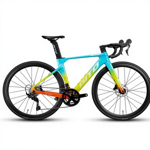 Bicicleta de Carretera GITO de Fibra de Carbono, 24 Velocidades, Grupo Shimano 105, Frenos de Disco Hidráulicos, Ruedas de Carbono de 27 Pulgadas, Bicicleta de Carreras - Product Image 4