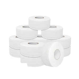 En iyi fiyat bakire odun hamuru tuvalet kağıdı hiçbir zararlı kimyasallar rahat yumuşak dokunmatik eko Jumbo rulo tuvalet kağıdı