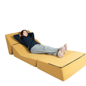 <span class=keywords><strong>Orange</strong></span> nhung gấp Sofa đa chức năng duy nhất chỗ ngồi nén sofa nhỏ gọn Ghế phòng chờ - Product Image 1