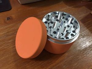 High Quality 2.5 Inch 4- Layer Luminous Matte Soft Rubber Silicone <b>Herb</b> <b>Grinder</b> Glowing in the Dark - Product Image 6