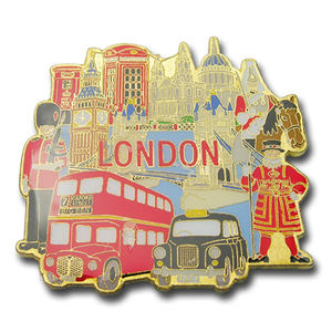 Aimants de réfrigérateur en résine 3D, souvenirs de voyage sur le thème des villages et des villes italiennes - Product Image 2