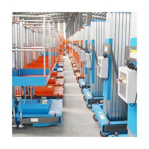 Plataforma Elevadora Hidráulica Monorraíl Kellen para Uso Doméstico, Elevador Móvil de Columna Única de Aleación de Aluminio, Mesa Elevadora de 650x650mm - Product Image 2