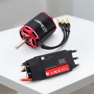 3000KV คอมโบมอเตอร์แบบไม่มีแปรงถ่าน V2 C3548พร้อม60A ควบคุมความเร็วอิเล็กทรอนิกส์สำหรับเครื่องบิน RC โดรน FPV เครื่องบินปีกอยู่กับที่ - Product Image 1